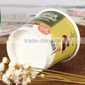 4 oz Foof Grade Ivory Board Yogurt/insaant Noodles Paper Bowl With Lid thumbnail-5