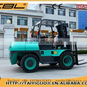 3.5T Diesel Engine Forklift, 4x4 Forklift Loader, Farm Tractor thumbnail-1