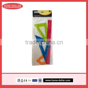 Colorful Flexible Plastic Ruler Set thumbnail-1