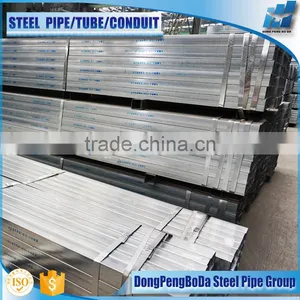 20*20*2.2mm Hot Dipped Galvanized Square Tube Rectangular Steel Tube thumbnail-1