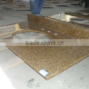 Polished Vietnam Yellow Granite Countertop thumbnail-1