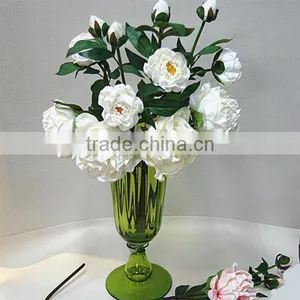 Wholesale Simulation Flowers Colorful Plastic Artificial Peony thumbnail-3