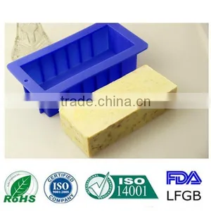 Hot Big Rectangular Shape Silicone Soap Mould thumbnail-1