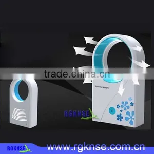RGKNSE New Portable USB Mini Bladeless Fan Refrigeration Desktop No Leaf Cooling Fans Air Conditioner thumbnail-1