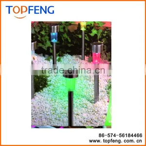 Solar Garden Light Solar Power Path Lights LED Garden Stake Light Lawn Stainless Steel Spot Lamp for Outdoor Set of 10 thumbnail-4