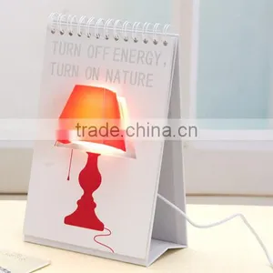 Creative USB Calendar Shaped LED Page by Page Lamp thumbnail-1