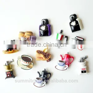 Creative Coffee Machine Custom Resin 3d Fridge Magnet Refrigerator thumbnail-2