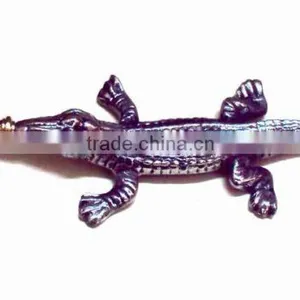 Decorative Crocodile Paperweight Cum Magnifying Glass, Decoration Desktop Magnifying Glass, Dcorative Paper Weight thumbnail-2