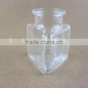 Triangle Shaped Glass Storage Jar thumbnail-1