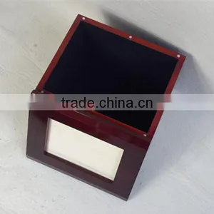 Wholesale Cheap MDF Veneer Photo Frame Urns With Magnet Open thumbnail-3