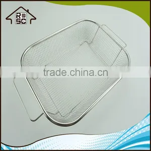 NBRSC Reliable Company Stainless Steel Mesh Roasting Frying Pan Grill Basket thumbnail-4