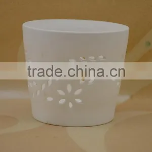 Bisque Firing Ceramic Tealight Candle Holder for Decoration thumbnail-1