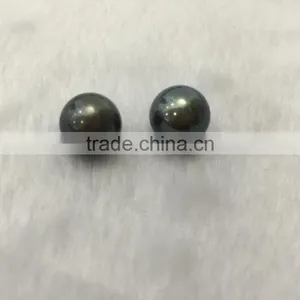 11-12mm Genuine Black Tahitian Pearl Beads For Jewelry Making thumbnail-1