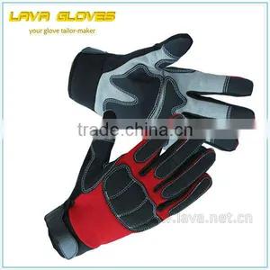 Fingertips Reinforced Dexterity Safety Cotton Work Gloves thumbnail-1
