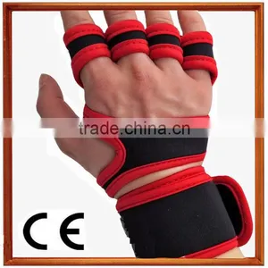 Gym Gloves Gym Exercise Leather Weight Gloves thumbnail-6