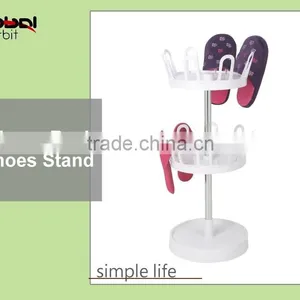 Home Furniture Simple Revoling Shoe Rack, 2-tier Waterproof Shoe Rack thumbnail-6
