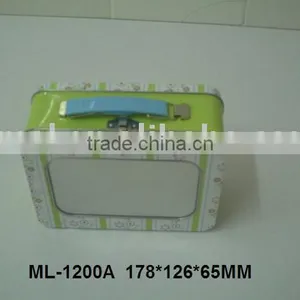 Handle Lunch Tin Box thumbnail-1