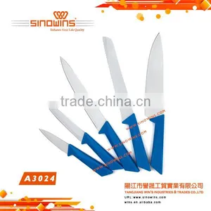 A3024 Cool Design 5pcs Stainless Steel Knife Set With Non-stick Coating thumbnail-1