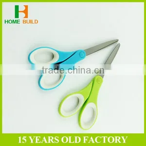 Factory Price HB-S7100 Soft Handle Paper Cutting Scissors thumbnail-4