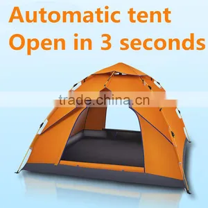 Climbing Camping Hiking Season Use Colorful Waterproof Double Layer Folding Automatic Beach Tent thumbnail-1
