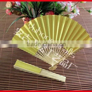 Popular Double Sides Paper Bamboo Hand Fan thumbnail-4