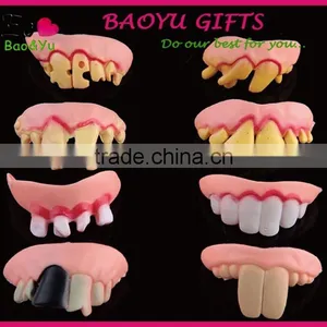 Halloween Party Fake Teeth PVC Fake Teeth Props Fake Teeth thumbnail-1