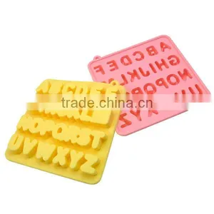 FDA LFGB Standard Silicone Ice Cube Tray With Letters thumbnail-1
