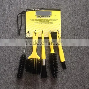 Soft pp Bristle pp Handle Car Wheel Brush Detail Cleaning thumbnail-1