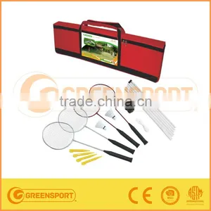 4 Palyer Badminton With Net Set thumbnail-1