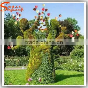 Latest Design Outdoor Artificial Grass Animal Topiary Wire Frame for Landscape Decoration thumbnail-5