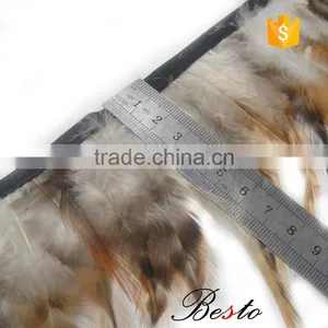 New Products Arrive Dyed Artificial Grizzly Rooster Feather Trimming Wholeasale thumbnail-3