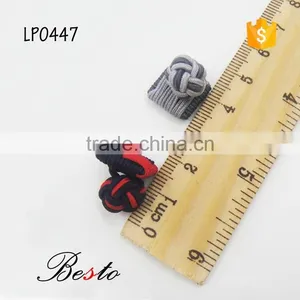 New Custom Style Fashion Graceful Cufflinks Square Silk Knots Cufflinks for Decoration thumbnail-3