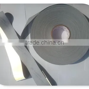 Sliver Stretch Reflective Fabric Trim Tape for Vest thumbnail-1