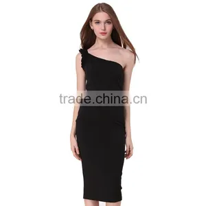 Summer off Shoulder Women Sexy Night Dress 2017 thumbnail-1