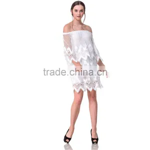 2017Guangzhou Domin Factory Latest Ladies Beautiful Fashion Dress thumbnail-6