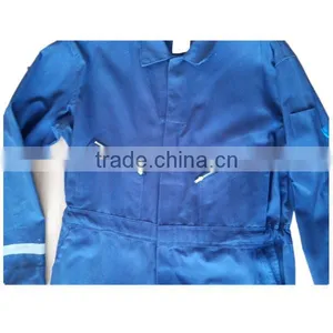 EN ISO 11612 100%cotton Flame Retardant Protective Workwear Coverall thumbnail-2