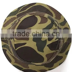Men Fashion Blank Custom Camoflague Bucket Hat thumbnail-2
