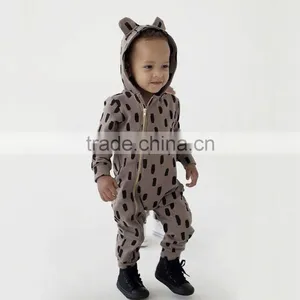 Readymade Garments Wholesale Market Boys and Girls Dot Print Jumpsuits thumbnail-1