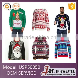 Latest Unisex Christmas Jumpers Ugly Christmas Cotton Sweaters Women thumbnail-1