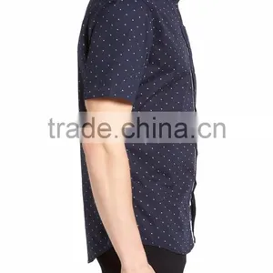 Tiny Striped Men's Dress Shirt/custom Shirt/ Made in China thumbnail-3