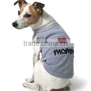 Grey Pet Puppy Summer Shirt Pet Clothes T Shirt thumbnail-1