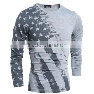 Casual Men Long Sleeve Printed Tshit thumbnail-5