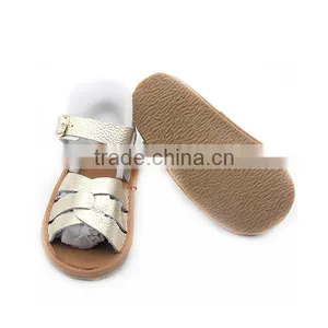 Hot Summer Shoes Cow Leather Flat Sandals for Ladies Pictures thumbnail-3