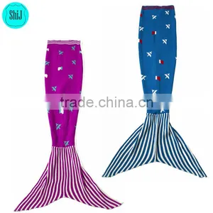 SHIJ Children Crochet Mermaid Tail Blanket thumbnail-1