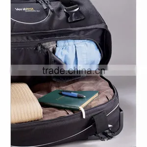 High Sierra 22" Carry-On Rolling Duffel Bag - Has a Drop-bottom Lower Compartment for Shoes and Clothes and Comes With Your Logo thumbnail-3