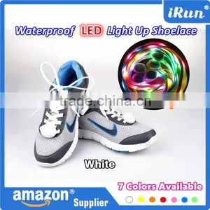 Cool Fashion Light up LED Shoelaces Flash Party Skating Blue Glowing Shoe Laces for Boys Girls Fashion Luminous Shoe Strings thumbnail-2