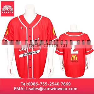 New Sports Design Custom Made Baseball Jerseys thumbnail-5