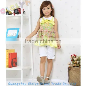 New Summer Fashion Dress 3pcs Set Baby Girl Summer Set 2014 in Stock thumbnail-4