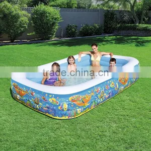 Bestway 3.05 m x 1.83 m x 56 cm Three-ring Rectangular Tank thumbnail-4
