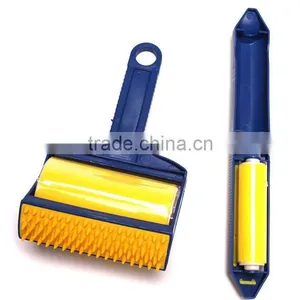 Clothes Blankets Pet Hair Sticky Lint Roller Brush thumbnail-5
